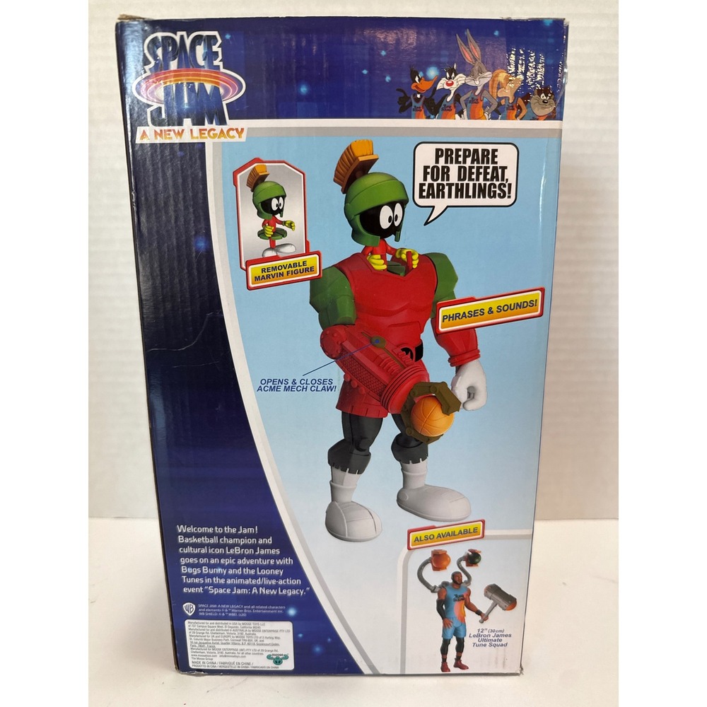 Space Jam A New Legacy Marvin The Martian Ultimate Tune Squad 12" Action Figure - Picture 2 of 2